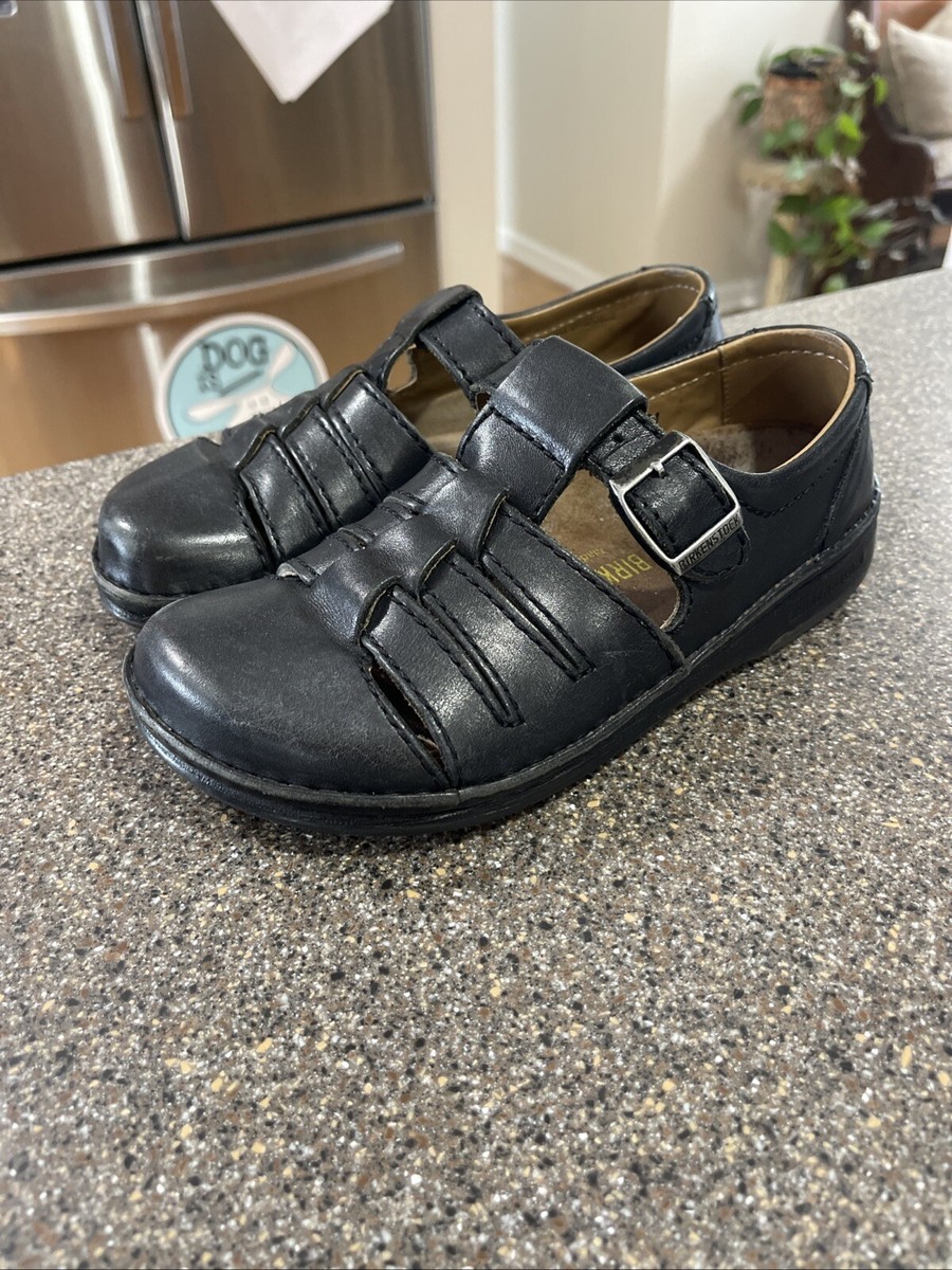 Adorable Vintage Birkenstock Black MaryJane Style Women's Shoe