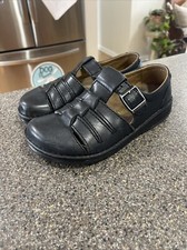 Adorable Vintage Birkenstock Black MaryJane Style Women's Shoe Sandal Sz 5