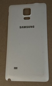 Samsung Galaxy Note 4 SM-N910F Akku Deckel Cover Gehäuse weiß Rückseite