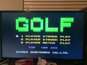 Golf (Nintendo Entertainment System, 1985) Tested