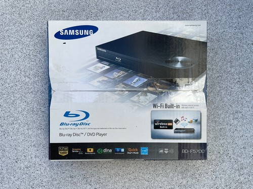 Samsung BD-F5700 Blu Ray Disc DVD Player Wi-Fi Built In