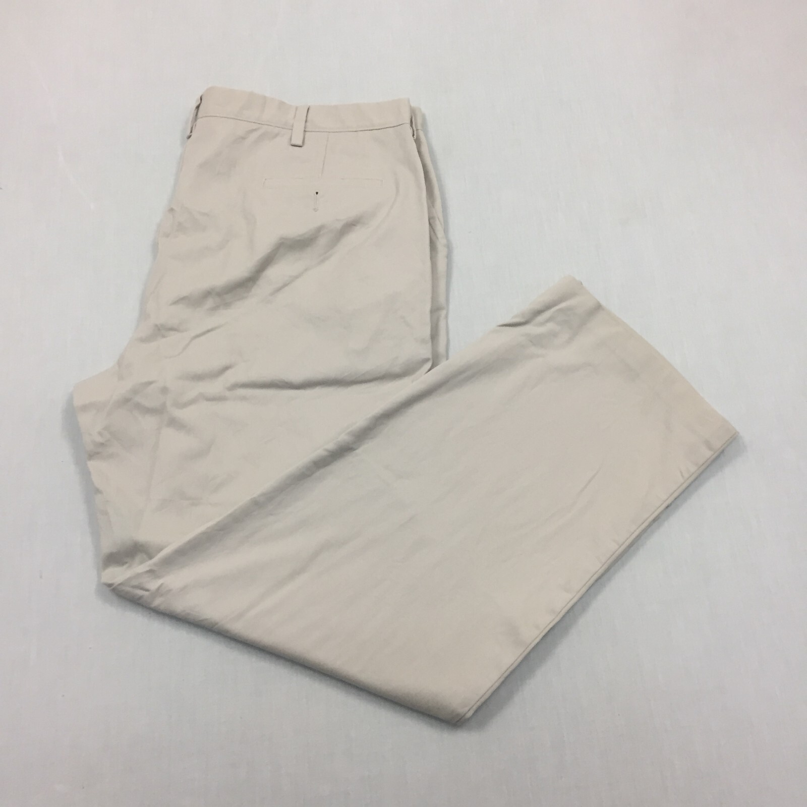 Dockers D3 Chino Trousers Cotton Pants Straight Fit Mens Size 42W 32L Beige