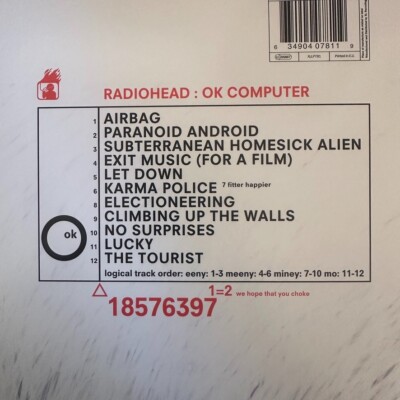 Radiohead / OK Computer / 2024 XL Recordings Album 2 Vinyl