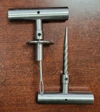 Safety Seal Tire Repair Tools Pair -  Plug Insert T-Handle and Rasp T Handle NEW