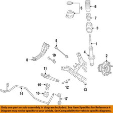 CHRYSLER OEM 07-17 200 Rear Suspension Shocks Components-Mount Bracket 5085495AC