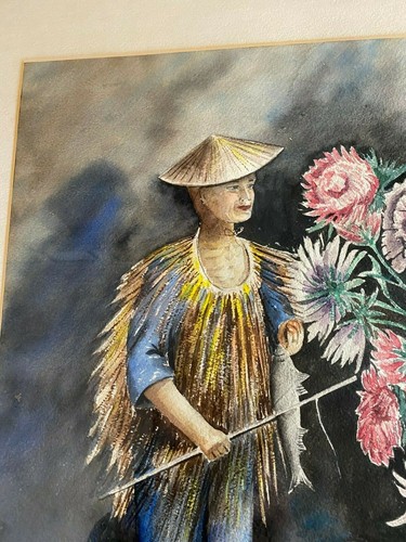 Large Betty Punston Lehr "Still Life Scene" Watercolor Painting - Signed/Framed - Picture 7 of 12