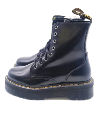 TRONCHETTO SCARPE DONNA DR MARTENS JADON BLACK POLISHED SMOOTH