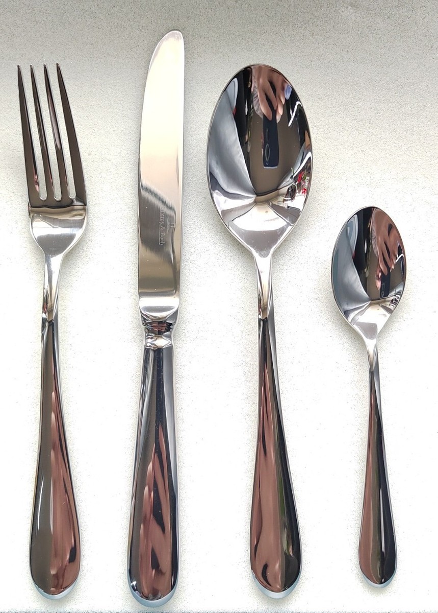 Villeroy &amp; Boch Posate S+ Cranberry - Set 24 Pezzi Con Manico Silicone