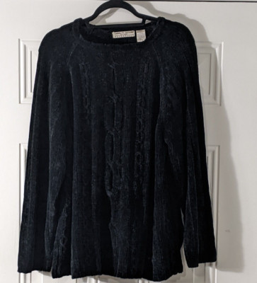 Carolyn Taylor For By Design Essentials Women Pullover Sweater Size L  /Flaws