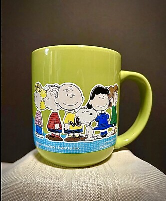 Peanuts ILuv Statue of Liberty Green Coffee Mug Cup