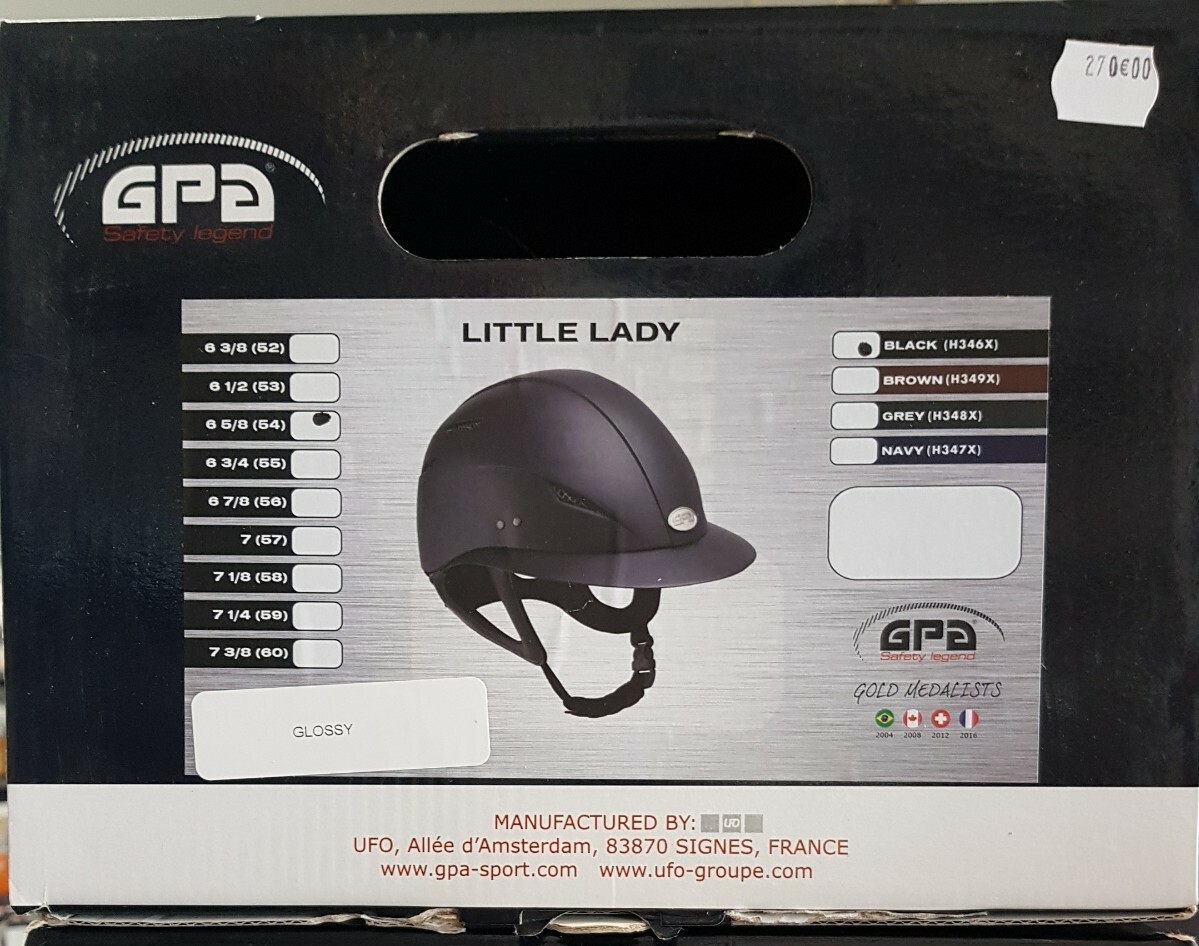 Seconde vie - Casque d'équitation GPA SpeedAir Crystal 2X