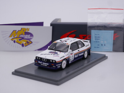 Spark S8485 # BMW E30 Tour de Corse Rally de France 1989 Patrick Bernardini 1:43