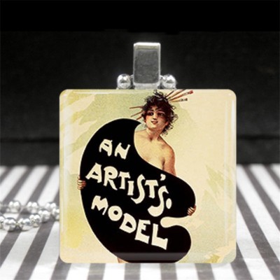 Artist Necklace Artsy Model Bohemian Dark Academia Jewelry Pendant Curiosity New