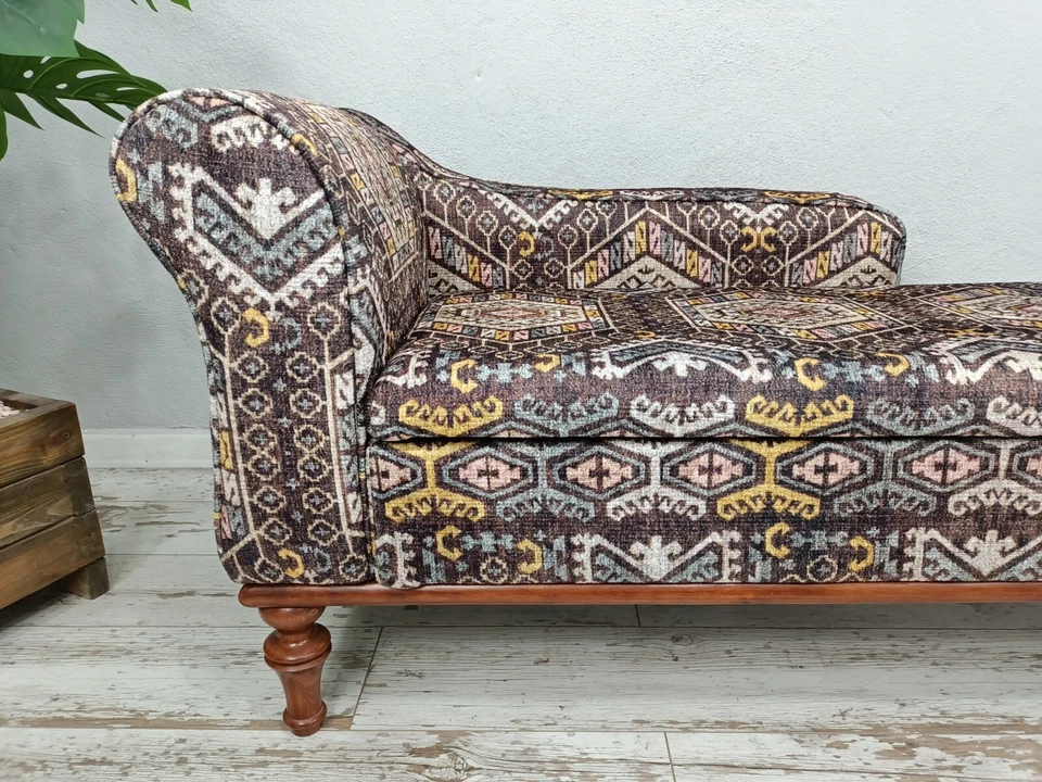 Storage sofa bed, Chaise lounge sofa, Upholstered sofa, Lounging chair, - Image 2 of 4