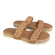 Marc Fisher Jaimee leather braided sandals sz 5