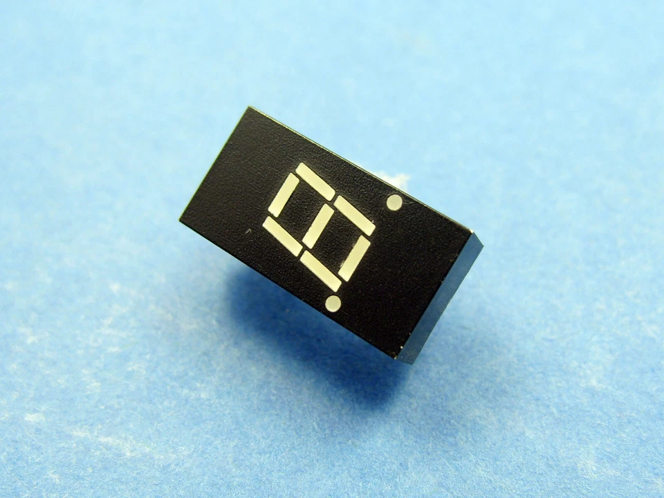 TIL312 [1pcs] 0.3" 7-Segment LED Display, RED, Common Anode, Texas Instruments - Image 2 of 4