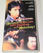HANGGANG KAILAN AKO PAPATAY PARA MABÛHÄY FILIPINO MOVIE VHS VIDEO TAPE PINOY