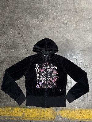 Vintage Y2K Self Esteem Zip Up Hoodie Women's Large Y2K Juicy