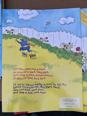 Lot of 3: MISS MARY MACK, A HAND-CLAPPING RHYME By Mary Ann Hoberman *BRAND  NEW* | eBay