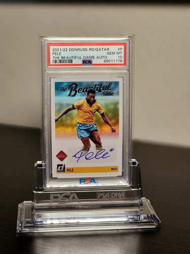 Pele #BG-P 2021 Panini Donruss Beautiful Game Autographs card