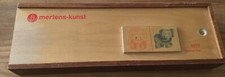 Spiel Tierdomino -Domino-Zoo- Fa. mertens-kunst alt in Holzkasten Komplett 6216