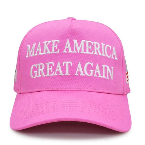 Cappello MAGA rosa Trump 2024 10 pezzi berretto baseball ricamo rendere l'America di nuovo grande - Foto 2 di 5