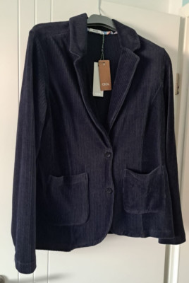 CECIL Breitcord Cord Blazer Anzug-Jacke Gr XL o. 44/46  *NEU+Etikett* dunkelblau
