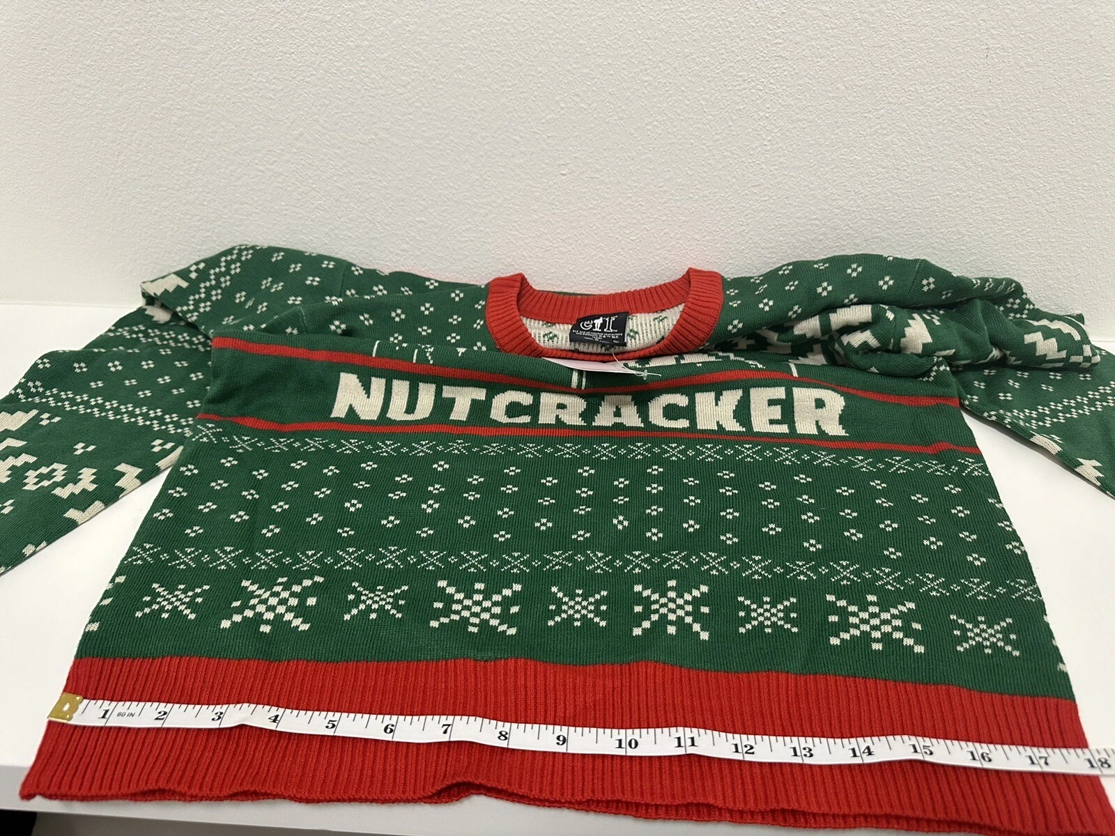 NWT Elf Son of a Nutcracker Ugly Christmas Sweater Mens Size Medium