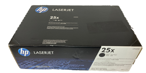 HP LaserJet Enterprise Sealed 25X Black Toner CF325X for M806 flow MFP M830 NEW