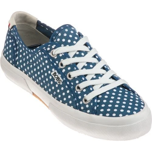 NEW SKECHERS BOB LE CLUB VENICE 33617 NAVY WHITE POLKA DOT Memory
