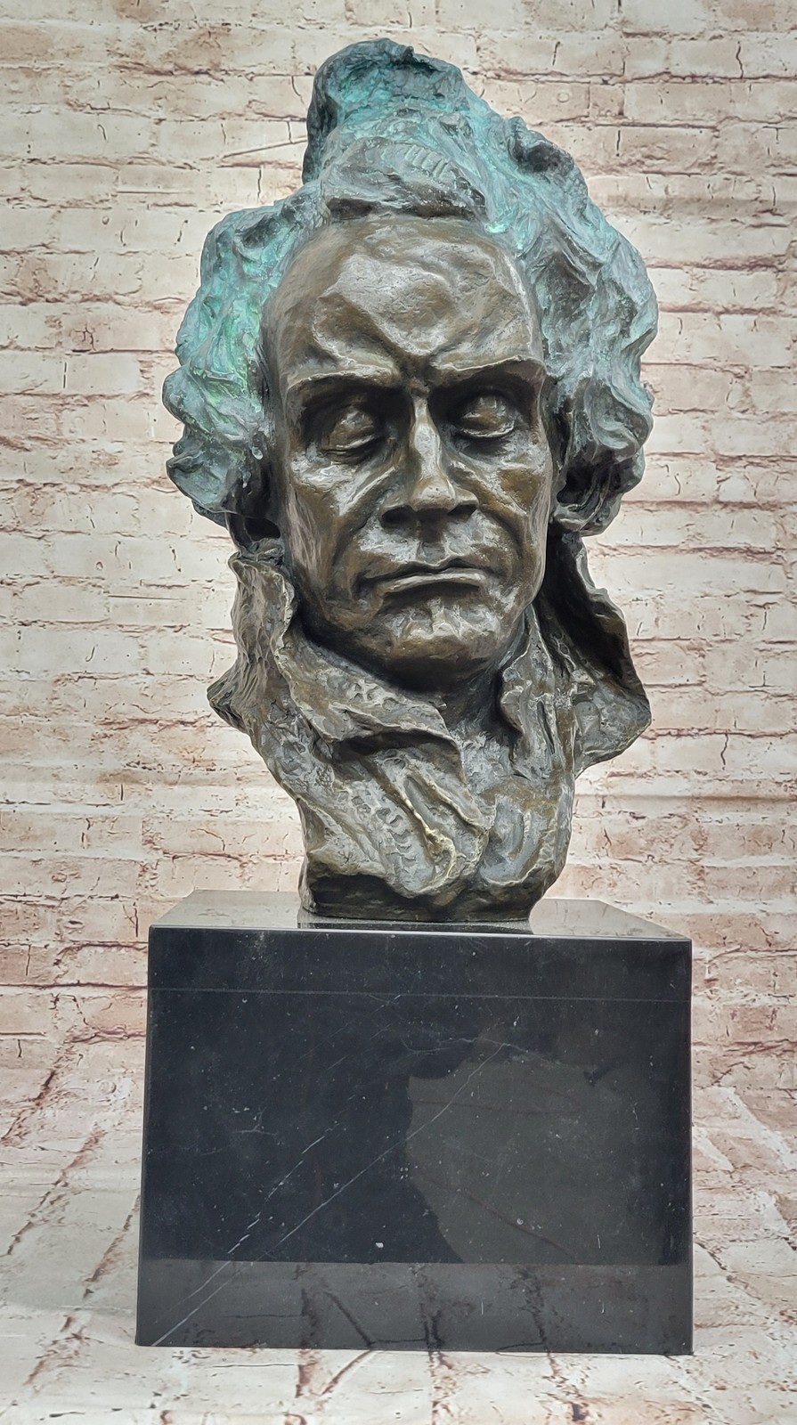 Home Office Beethoven Bust Genuine Bronze Sculpture Music Figure Hotcast