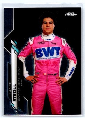 2020 Topps Chrome Formula 1 Lance Stroll BWT Racing Point F1 #14 B23B bx9c