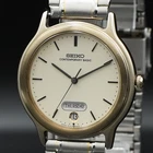 [N Mint/New Batt] SEIKO CONTEMPORARY BASIC 5H23-6000 Mens Vintage Watch