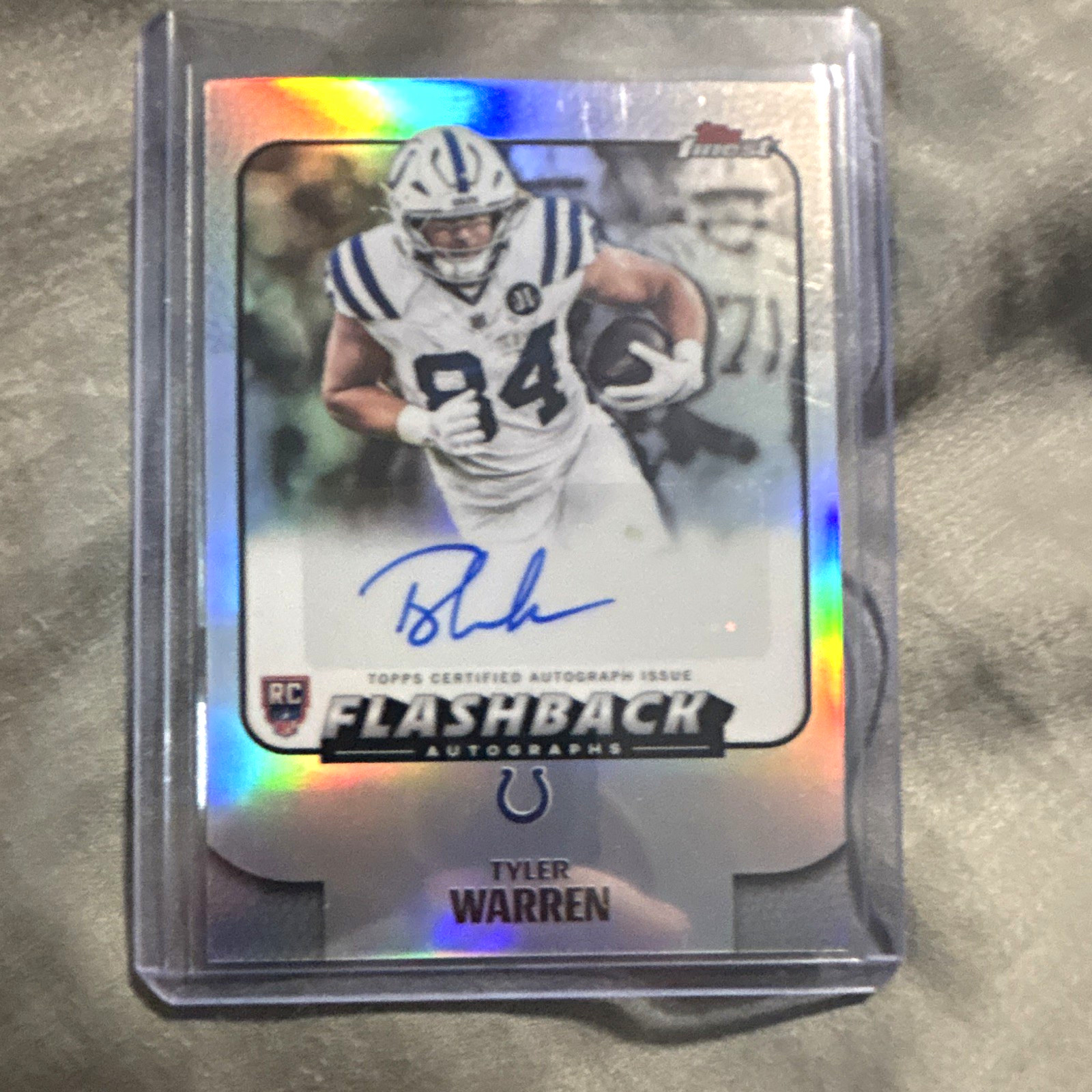 Tyler Warren Topps Finest Flashback Autographs #FBATW Refractor