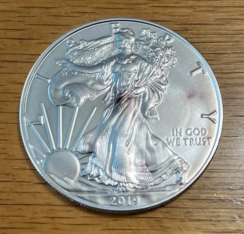 2019 AMERICAN SILVER EAGLE DOLLAR COIN 1 OZ. 999 PURE FINE SILVER