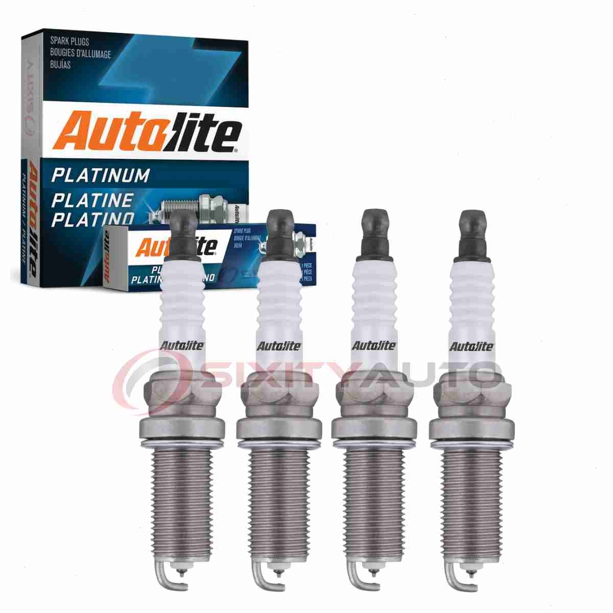 4 pc Autolite Platinum Spark Plugs for 2004-2014 Subaru Impreza 2.5L H4 yd