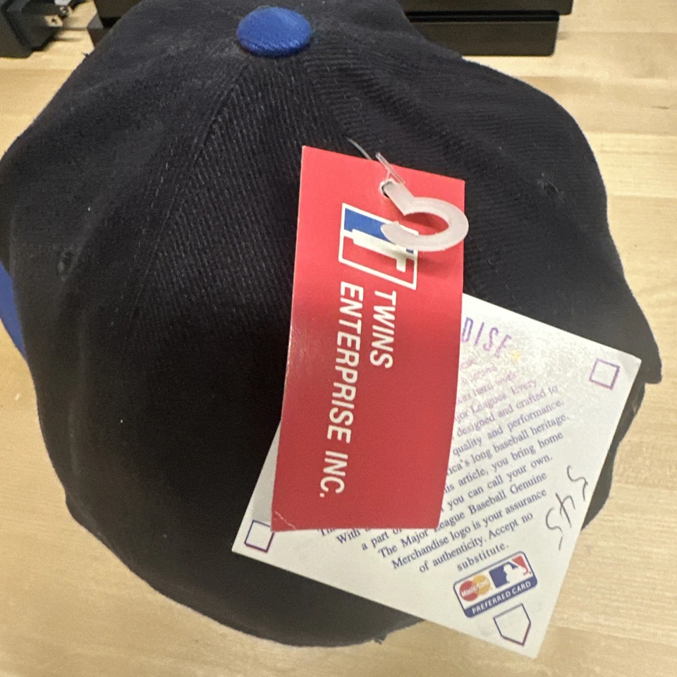 NWT Vintage 1999 Twins Ente M  Atlanta Braves/ Mets NLCS Hat - Image 4 of 4