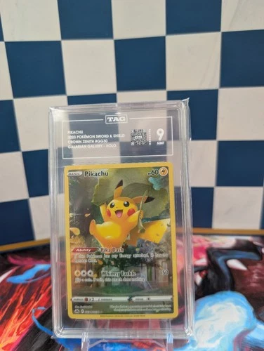 Pikachu GG30/GG70 SWSH: Crown Zenith: Galarian Gallery Holo TAG 9
