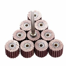 11pcs Set Sanding Wheels Grit Flap Polishing Grinders Assembly Stripping Tools 0.56 per disc