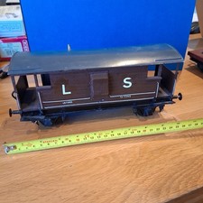 Scratch Built Gauge 1? LMS Brake Van wood. Compatible G Gauge Track Ref LR801