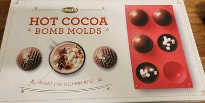 Large 6 Cavity Silicone Mold Baking Mold Hot Cocoa Bomb 2½'' Chef'n NEW