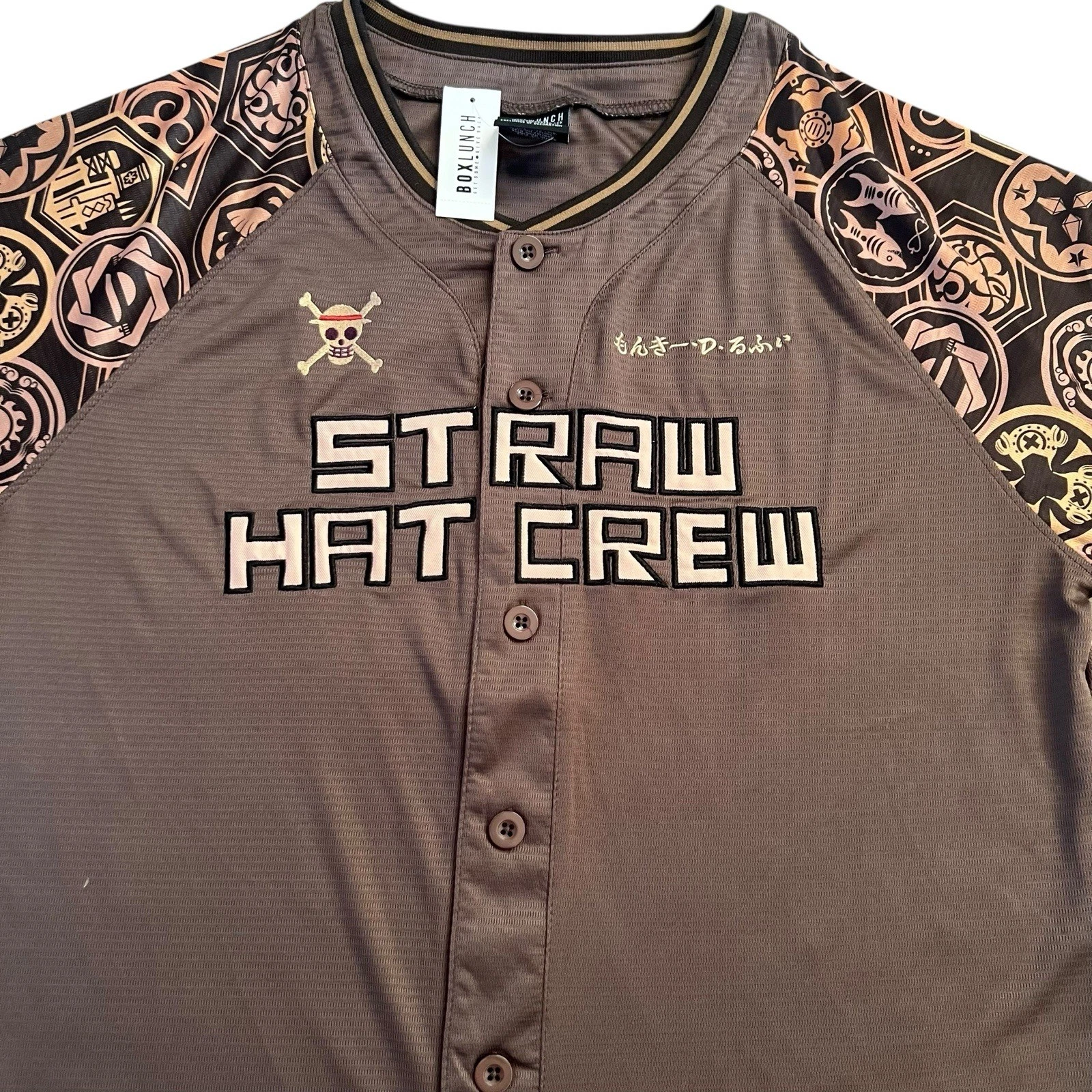 One Piece Straw Hat Crew Luffy Baseball Jersey
