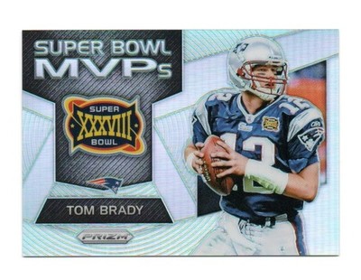 2017 Panini Prizm SUPER BOWL MVP's SILVER Tom Brady #33 - NEW ENGLAND PATRIOTS