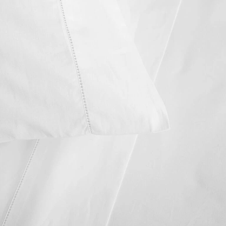 JUEGO DE SÁBANAS FRETTE LUXURY PERCALE QUEEN 4 PIEZAS BLANCO NUEVO CON ETIQUETAS NUEVO CON ETIQUETAS Foto 4 de 4