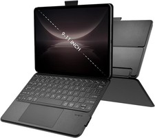 Universal Magnetic Detachable Keyboard Case for 9-11" Tablets, 7 Color Backlit