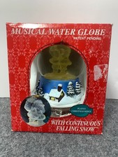 musical water snow globe of santa