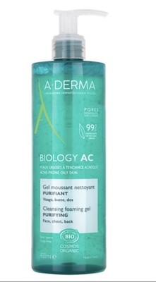 A-DERMA Biology AC Cleansing Foaming Gel   400ml