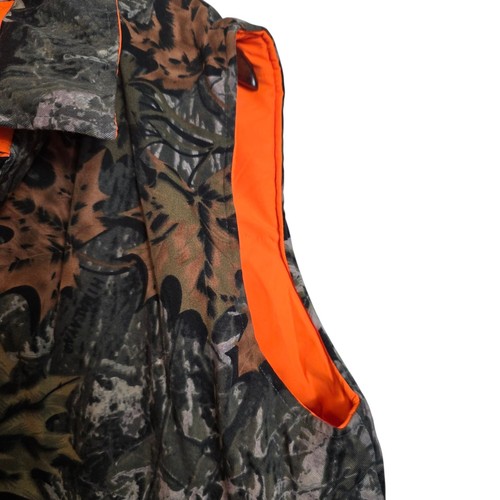 Northwest Territory Mens Reversible Hunting Vest Camouflage Large Orange L - Picture 3 of 11
