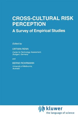 Bernd Rohrmann (u. a.) | Cross-Cultural Risk Perception | Buch | Englisch (2000)