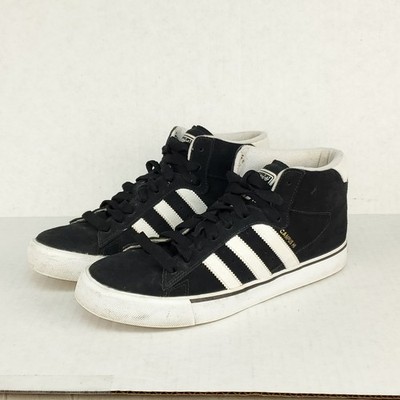 Adidas Skateboarding Campus Vulc Sneakers Mens 8 Black White Mid Top Suede  | eBay